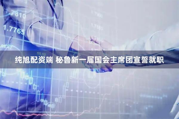 纯旭配资端 秘鲁新一届国会主席团宣誓就职